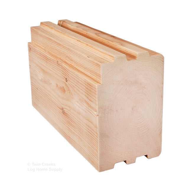 8x12 White Pine Kiln Dried Chink Logs