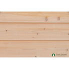 1x10 Western Red Cedar Plain Bevel Siding Installed Closeup