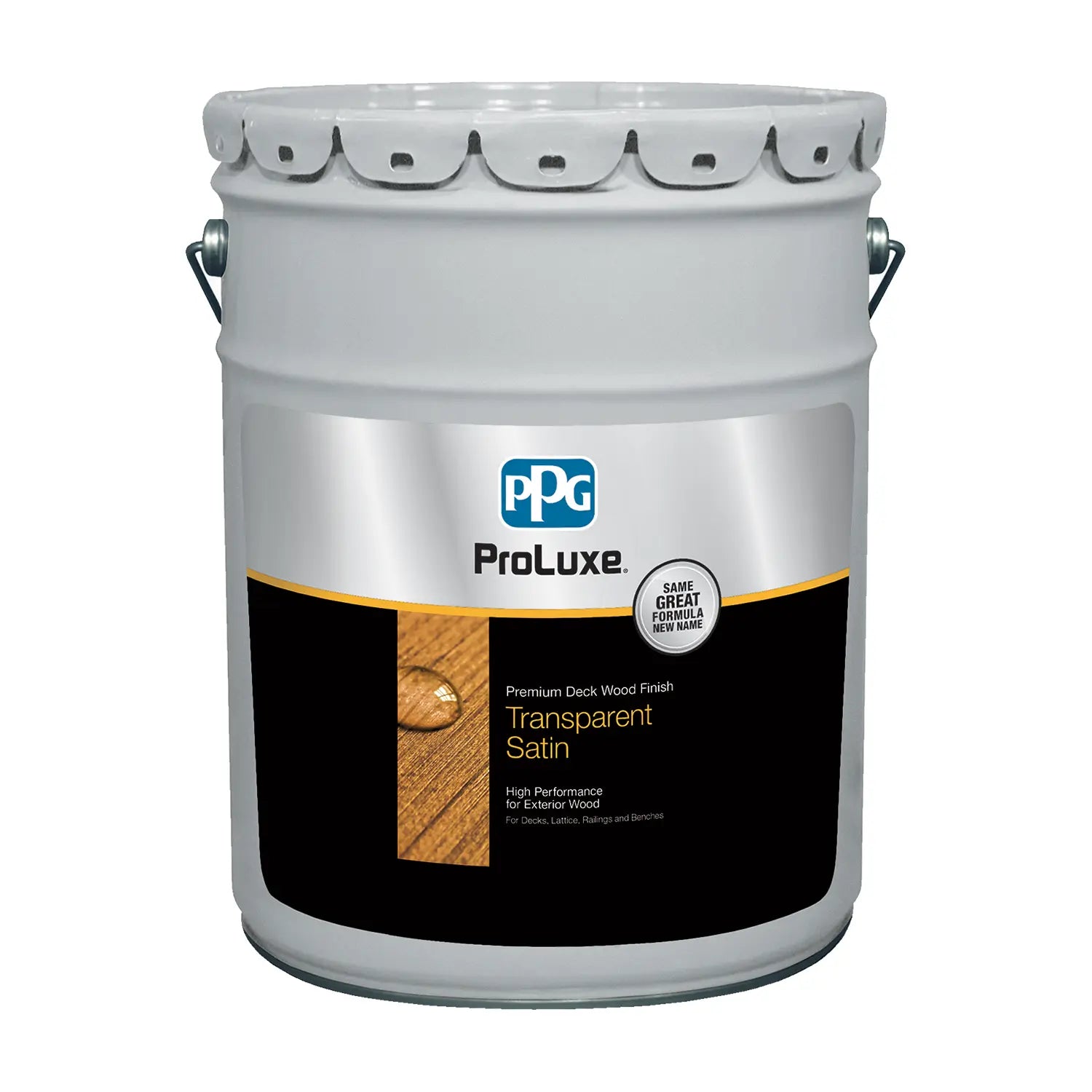 PPG Proluxe Premium Deck Wood Finish - 5 Gallon Pail - 2019 Label