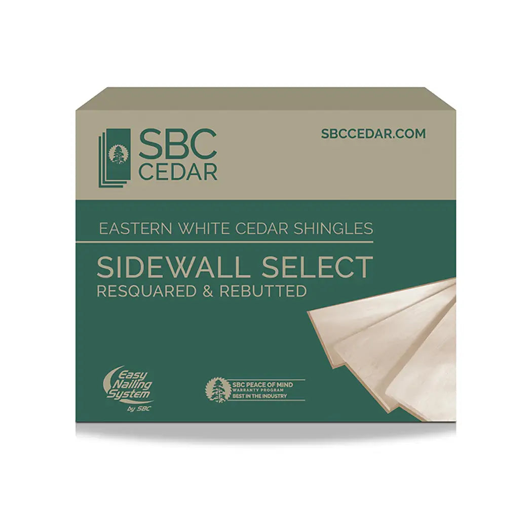 all-groups SBC Eastern White Cedar Shingles Front of Packaging 