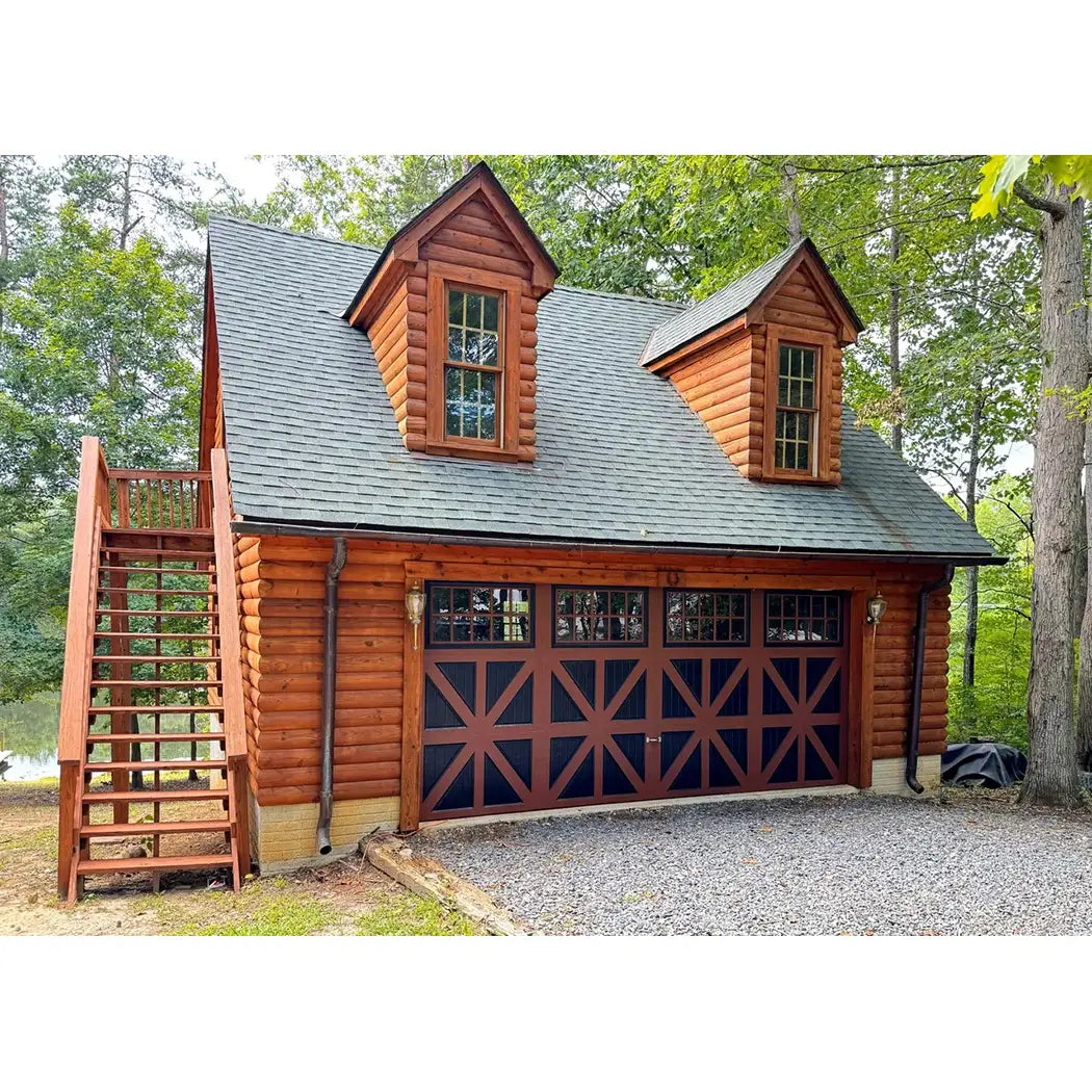 Garage After Application - Whiskey Falls Teak 
