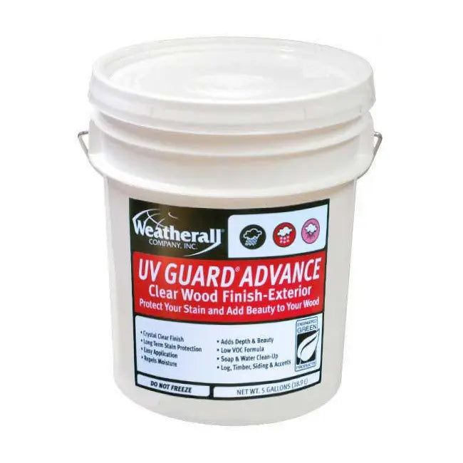 Weatherall UV Guard Advance Clear Wood Finish - 5 Gallon Pail