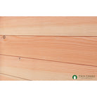 1x6 Douglas Fir Tongue & Groove Shiplap - Installed Closeup of Nickel Gap Face from Angle