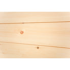 1x8 White Pine Shiplap - Installed Angled Close
