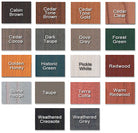 Log-Gevity Log Stain & Stabilizer Color Chart