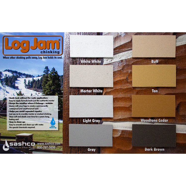 Sashco Log Jam Chinking Detailed Color Chart