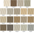 PPG Proluxe Rubbol Solid Stain - Color Chart #1