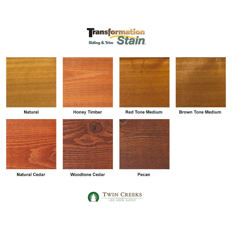 Transformations Siding and Trim Stain - Color Chart